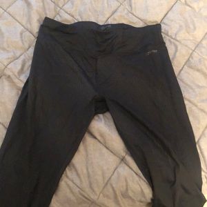 Black Calvin Klein Performance Capri Leggings